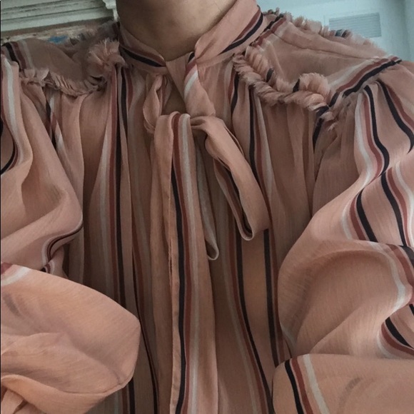 Stunning Anthropologie silk blouse - Picture 3 of 5